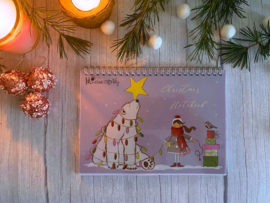 Madame Chantilly - "Christmas Notebook & Winter Robin"