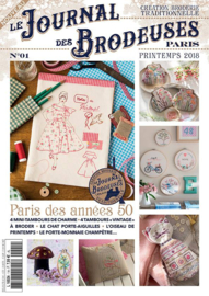 Le Journal des Brodeuses - Lente 2018 (nr. 1) - Stitchery