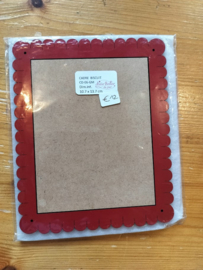 Atelier Bonheur du Jour - Houten kader "Petit-Beurre" (rechthoekig rood - groot model)