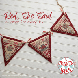 Hands on Design - Red, she said (a banner for every day)
