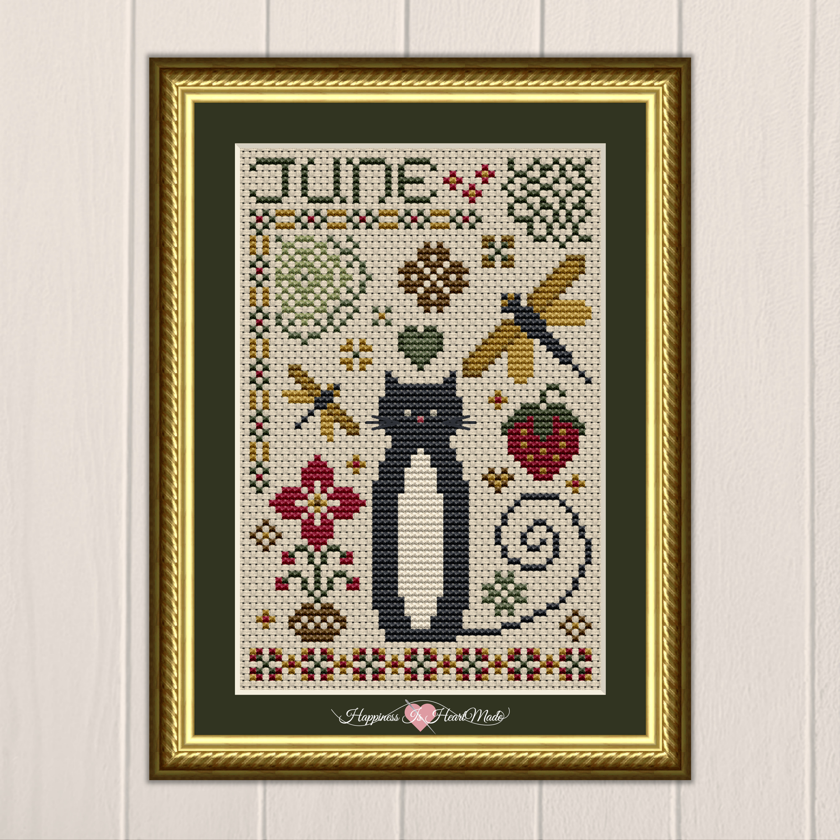 Happiness is HeartMade - "June Cat"