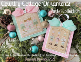 Country Cottage Needleworks  - "Christmas House" (Pastel Collection nr. 1)