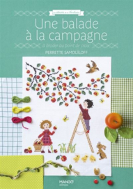 Livre - "Une balade à la campagne à broder au point de croix" (Perrette Samouïloff)