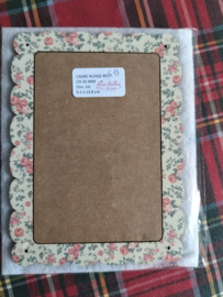 Atelier Bonheur du Jour - Cadre en bois "Nuage" (rectangulaire - grand modèle)