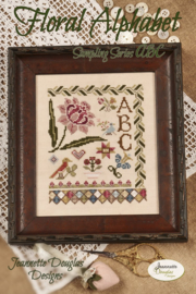 Jeannette Douglas Designs - "Floral Alphabet - Sampling series ABC"