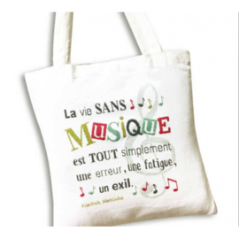 Lili Points - SAC11 - Sac à Musique (Tote Bag)