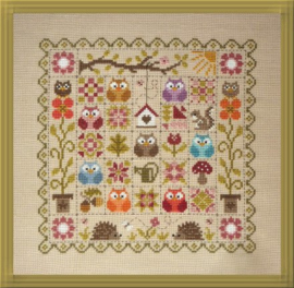 Jardin Privé - Patchwork aux chouettes (uiltjes)