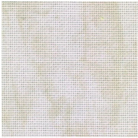 Precut - Zweigart - Aïda (7 st/cm - 18 ct) - kleur 1079 (wit gevlamd)
