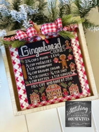 Stitching with the Housewives - Gingerbread Cookies