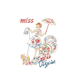 Les Brodeuses Parisiennes - Miss nr. 5 "Fan de Digoin"