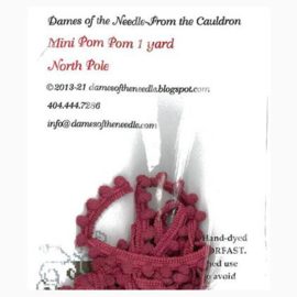 Dames of the Needle - Mini Pom Pom - coloris "North Pole"