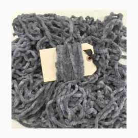 Chenille-lint jumbo - Lady Dot Creates - Kleur "Black Pearl"