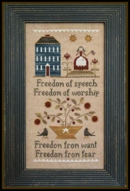 Little House Needleworks - Four Freedoms