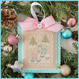 Country Cottage Needleworks  - "Christmas Deer" (Pastel Collection nr. 11)