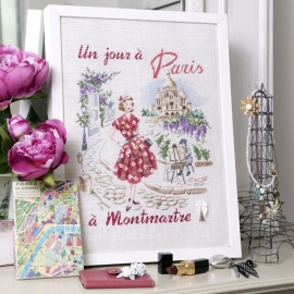 Les brodeuses Parisiennes - Un jour à Paris à Montmartre (aïda)