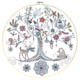 Un chat dans l'aiguille - "Mon arbre de vie d'hiver" (Levensboom Winter)