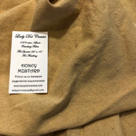 Lady Dot Creates - Osnaburg - kleur "Honey Mustard"