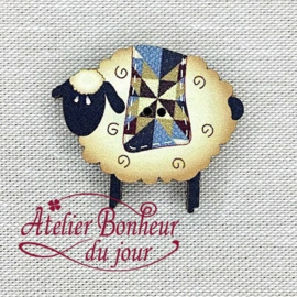 Atelier Bonheur du Jour - "Mouton patch bleu"