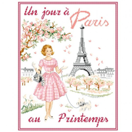 Les Brodeuses Parisiennes - Un jour à Paris au printemps (grille)