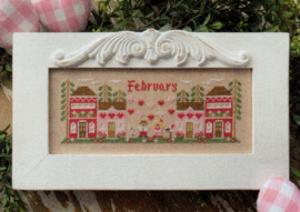 Country Cottage Needleworks  - "Monthly Mini Village - February Mini Village"