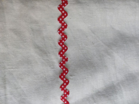 Croquet Serpentine - Rouge à pois blanc
