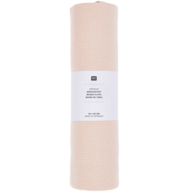 Rico Design - Toile de moine (couleur rose pale)