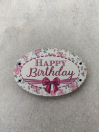Atelier Bonheur du Jour -  Happy Birthday " roze"