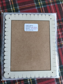 Atelier Bonheur du Jour - Cadre en bois "Biscuit" (rectangulaire - grand modèle)