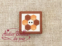 Atelier Bonheur du Jour - Mini patch hexagone