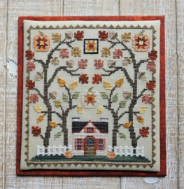 Waxing Moon Designs - "Little House in the Autumn woods"