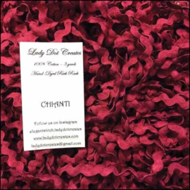 Lady Dot Creates - Galon zigzag - coloris "Chianti"