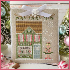 Country Cottage Needleworks - "Dew Drop's Flower Shop" (Nutcracker Village nr. 10)