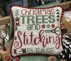 Primrose Cottage -"Christmas Trees & Stitching Please"