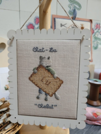 Atelier Bonheur du Jour - Houten kader "Petit-Beurre" (rechthoekig gebroken wit - groot model)