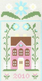 Country Cottage Needlework - Spring Social Series - "Pretty Pink House" (nr. 3)