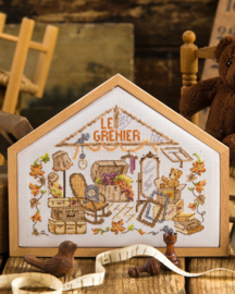Création Point de Croix - "Agenda/Calendrier 2025 - La maison au Point de Croix (Véronique Enginger)