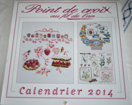 Création Point de Croix - Calendrier 2014