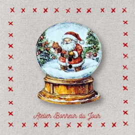 Atelier Bonheur du Jour - "Boule à neige - Père Noël"