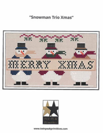 Twinpeak Primitives - Snowman Trio X-mas"