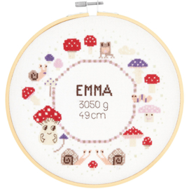 Rico Design - Geboortetegel "Emma"