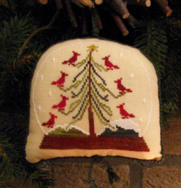 Thistles - Snowglobe Ornament - Birdies Christmas (1007)