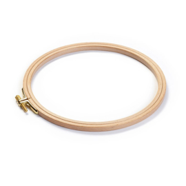 Houten Borduurring diameter 10 cm