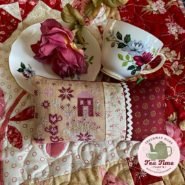 Pansy Patch Quilts and Stitchery - "Tea Garden Pin Pillow"