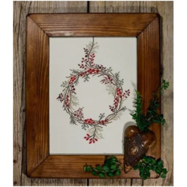 Renato Parolin - Red wreath (winter)