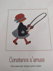 Le comptoir d'Eugénie - "Constance s'amuse" (blauwe versie)
