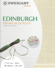 Precut - Zweigart - Edinburgh (14 st/cm - 35 ct.) kleur 770