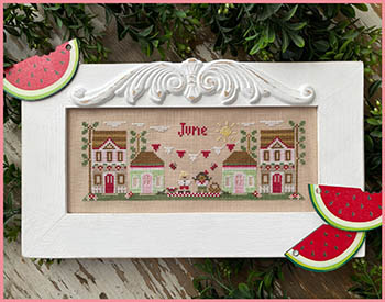 Country Cottage Needleworks  - "Monthly Mini Village - June Mini Village"