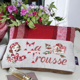 Les Brodeuses Parisiennes - Maxi-trousse "Tartan" (lin)