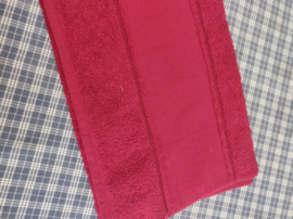 Beijer - Handdoek bordeaux/rood