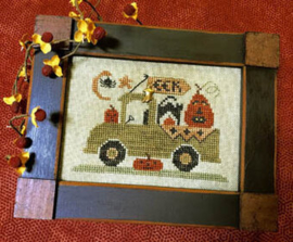 Homespun Elegance - "Delivering Trick or Treat Truck"